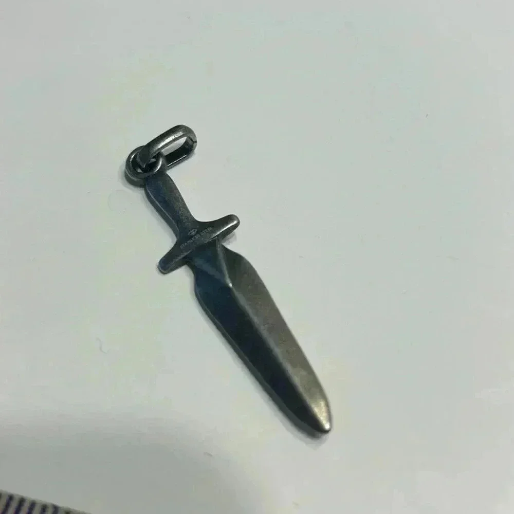 Stainless Steel dagger pendant 2.5” - Picture 5 of 6
